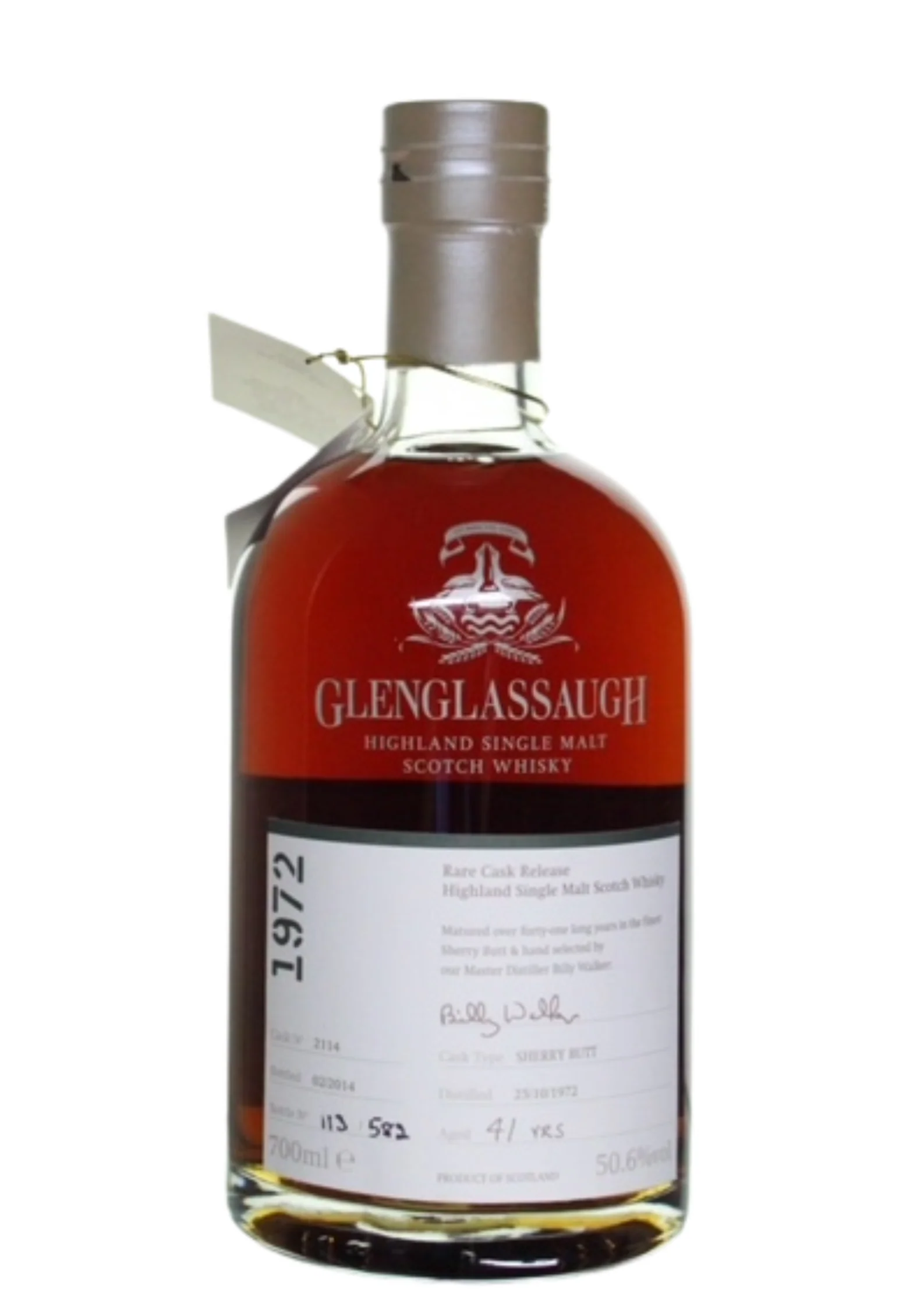 1972 Glenglassaugh Rare Cask Release, #2114, 41-Year-Old Highland Single Malt Whisky, 50.6%