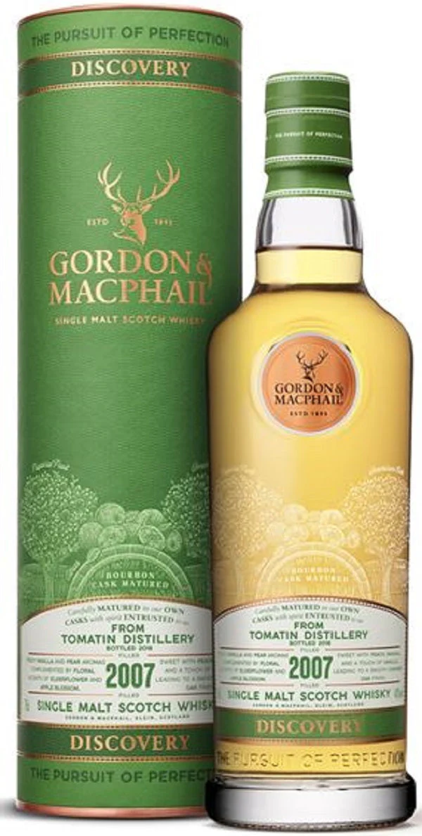 G&M Discovery Tomatin Whisky 2007, 43%