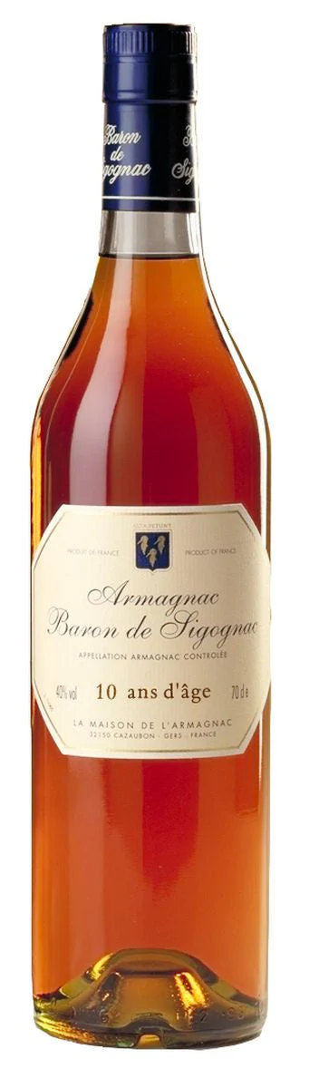 Baron de Sigognac Armagnac 10 years old, 40%