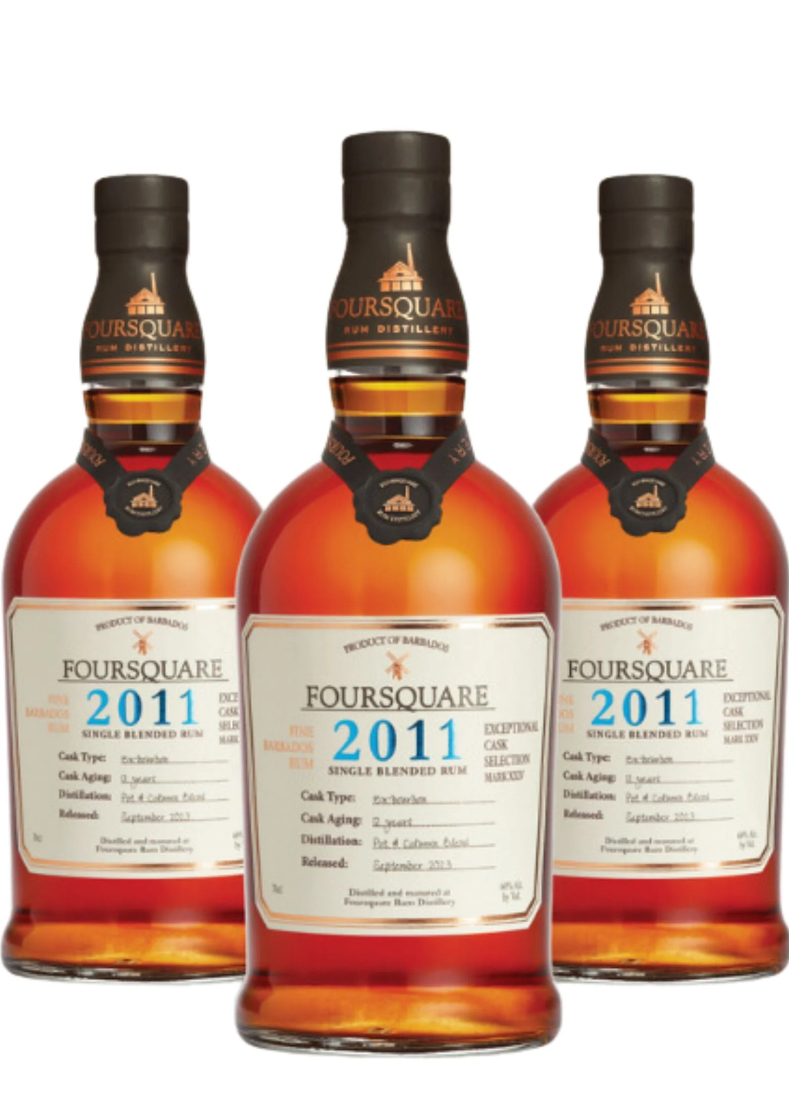 Foursquare 2011 Cask Strength 12-Year-Old Barbados Rum, 60%