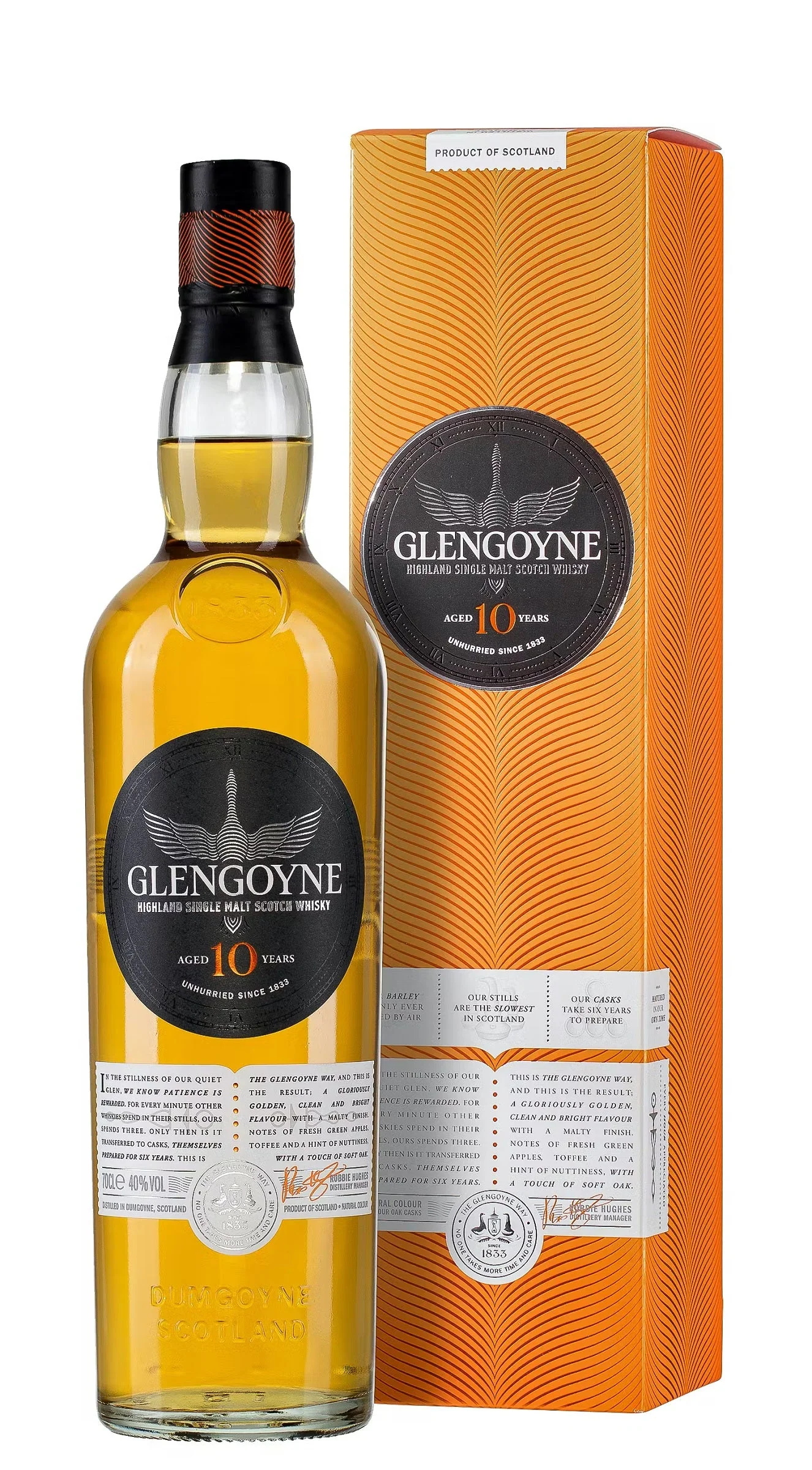 Glengoyne 10-Year-Old Single Malt Scotch Whisky, 40%