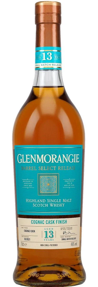 Glenmorangie 13-Year-Old, Cognac Cask, Single Malt Scotch Whisky, 46%