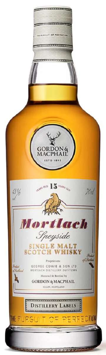 Mortlach 15-Year-Old, Gordon & MacPhail Distillery Label, Single Malt Scotch Whisky, 43%