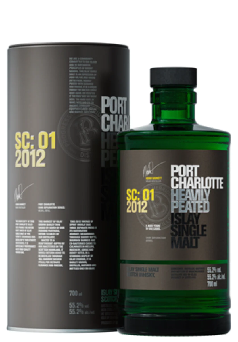 Port Charlotte SC:01 2012 Sauternes Cask Islay Single Malt Whisky, 55.2%
